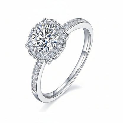 Moissanite Alpine Ring