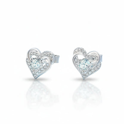 Moissanite Amour Ohrstecker