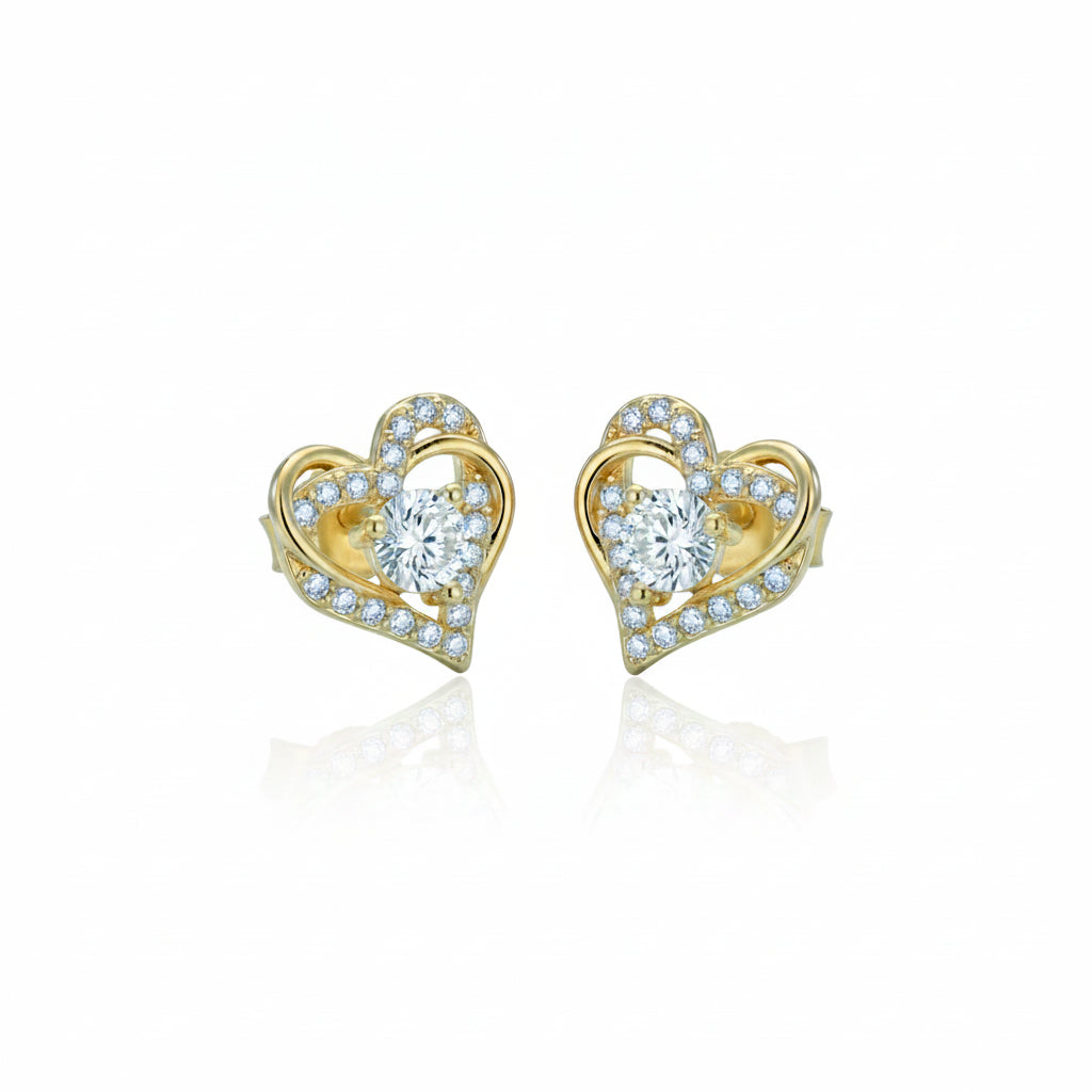 Moissanite Amour Ohrstecker