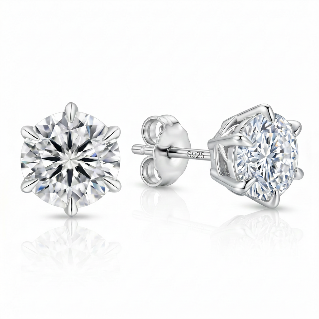 Moissanite Aurelia Ohrstecker