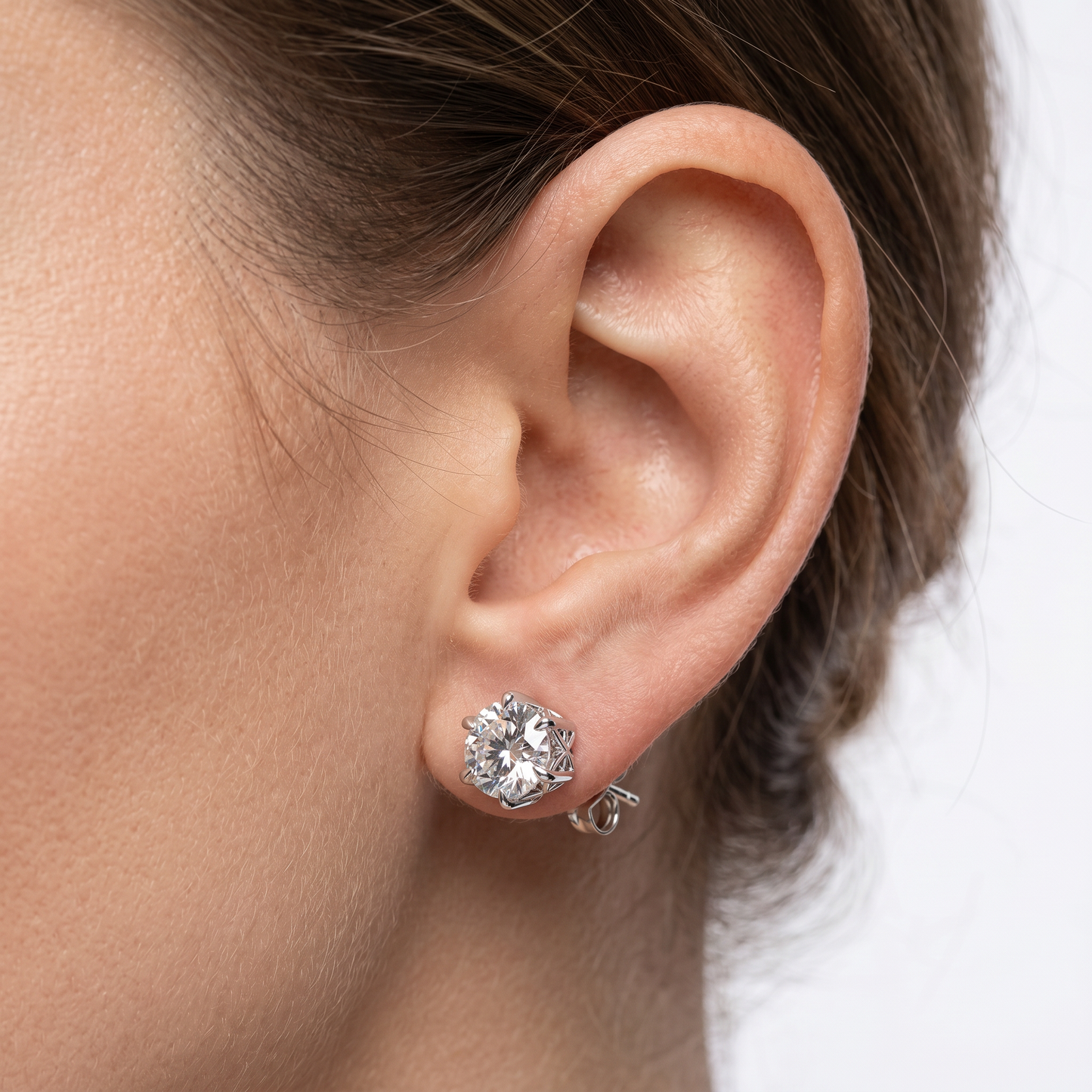 Moissanite Aurelia Ohrstecker