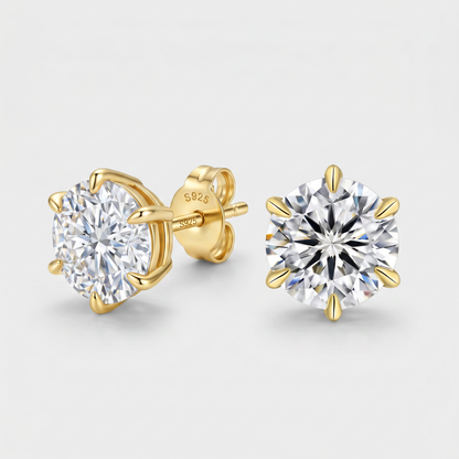 Moissanite Aurelia Ohrstecker