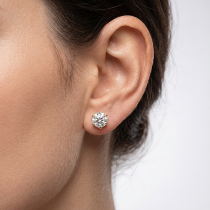 Moissanite Aurelia Ohrstecker