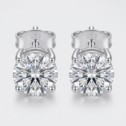 Moissanite Aurora Ohrstecker