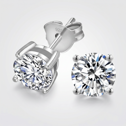 Moissanite Aurora Ohrstecker