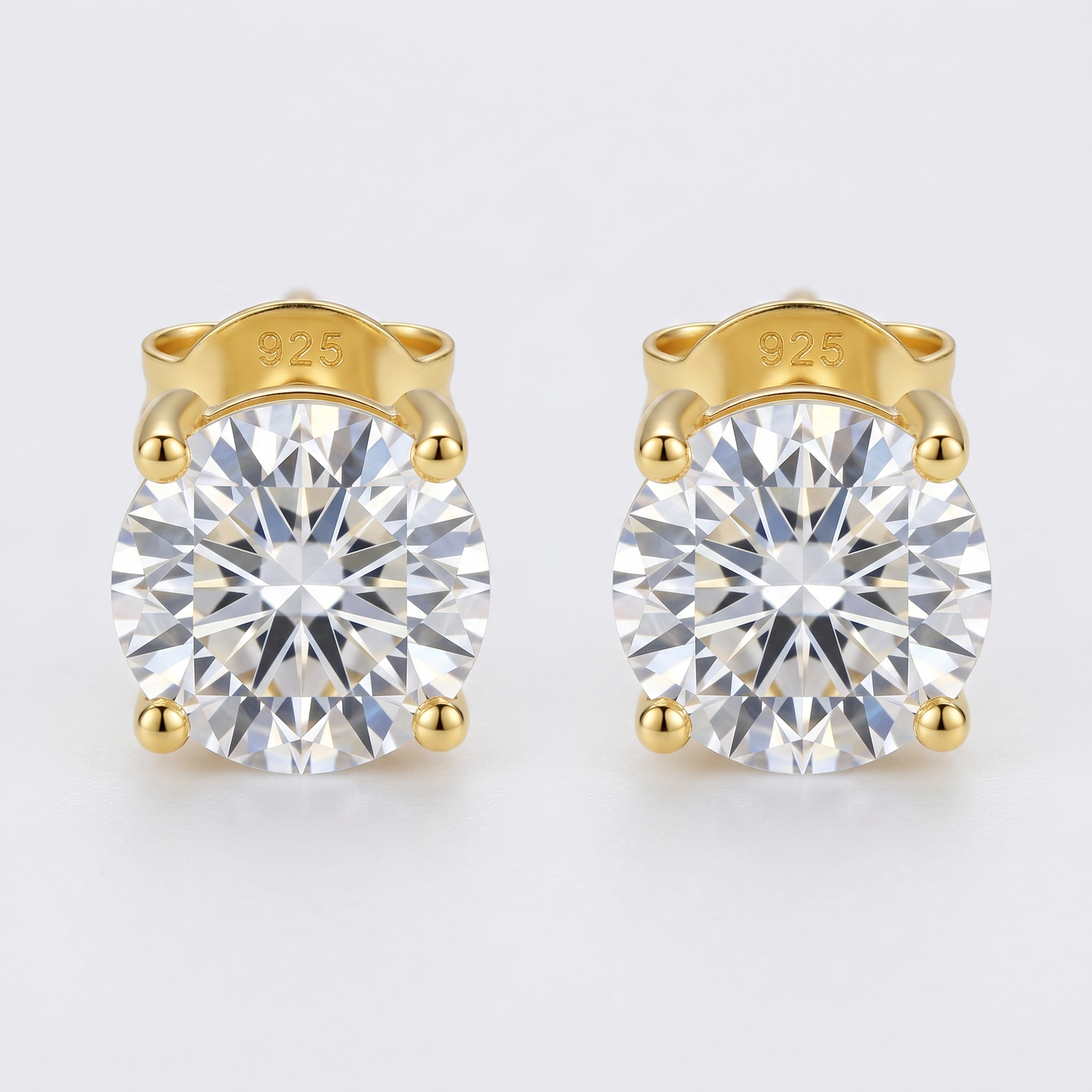 Moissanite Aurora Ohrstecker