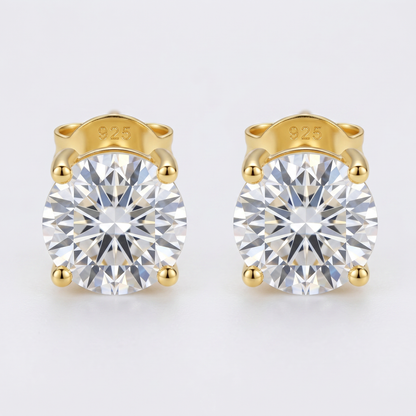 Moissanite Aurora Ohrstecker