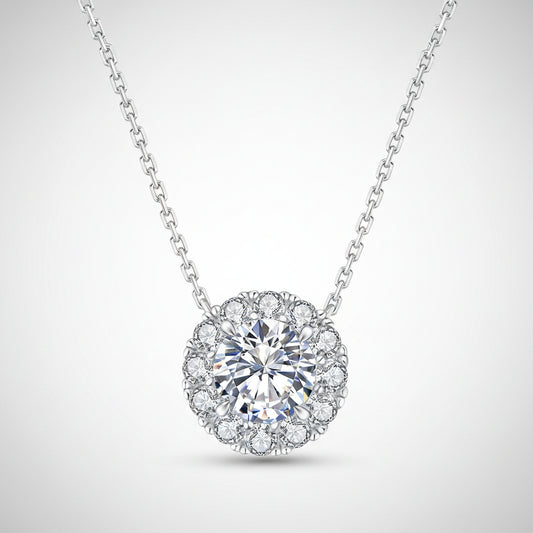 Moissanite Bloom Halskette
