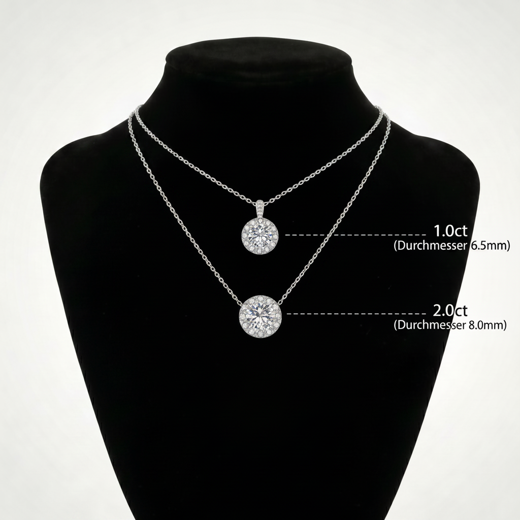 Moissanite Bloom Halskette