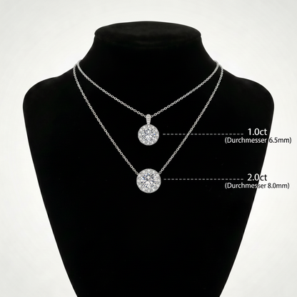 Moissanite Bloom Halskette