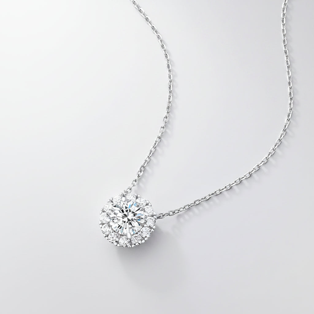 Moissanite Bloom Halskette