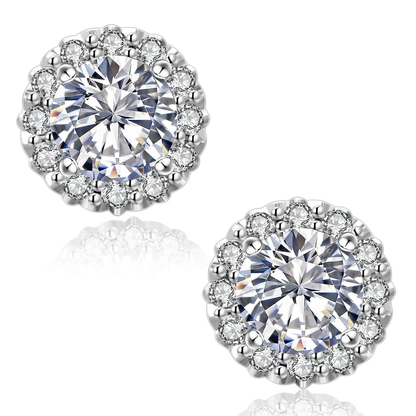 Moissanite Bloom Ohrstecker