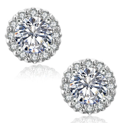 Moissanite Bloom Ohrstecker