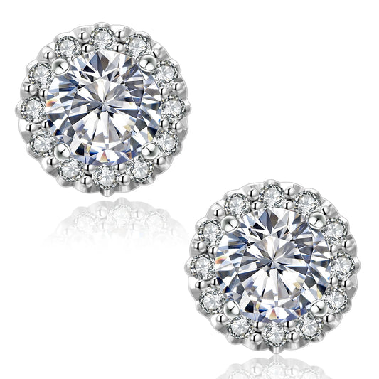 Moissanite Bloom Ohrstecker