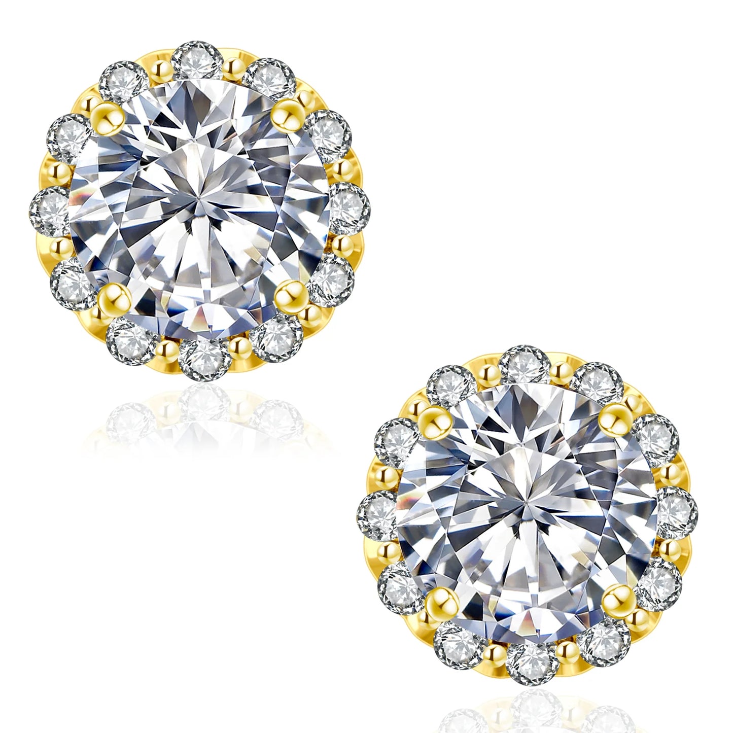 Moissanite Bloom Ohrstecker