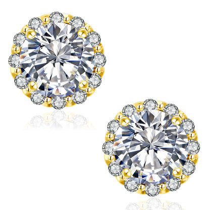 Moissanite Bloom Ohrstecker