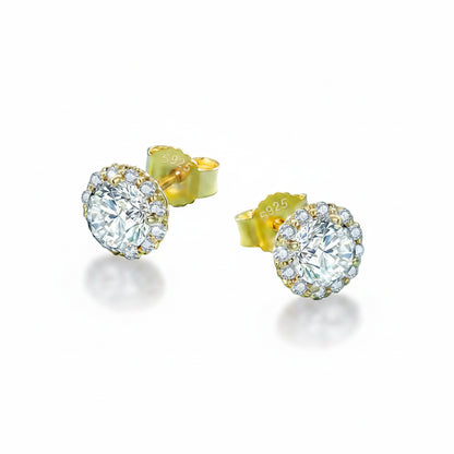 Moissanite Bloom Ohrstecker