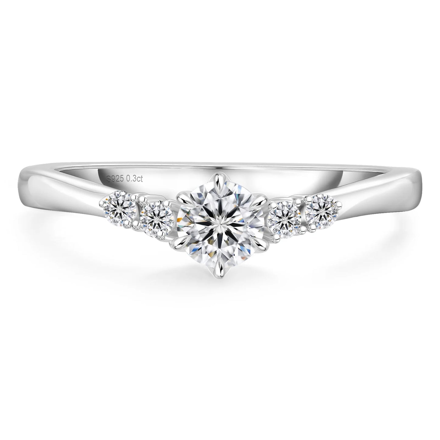 Moissanite Celestial Ring