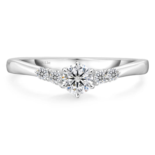 Moissanite Celestial Ring