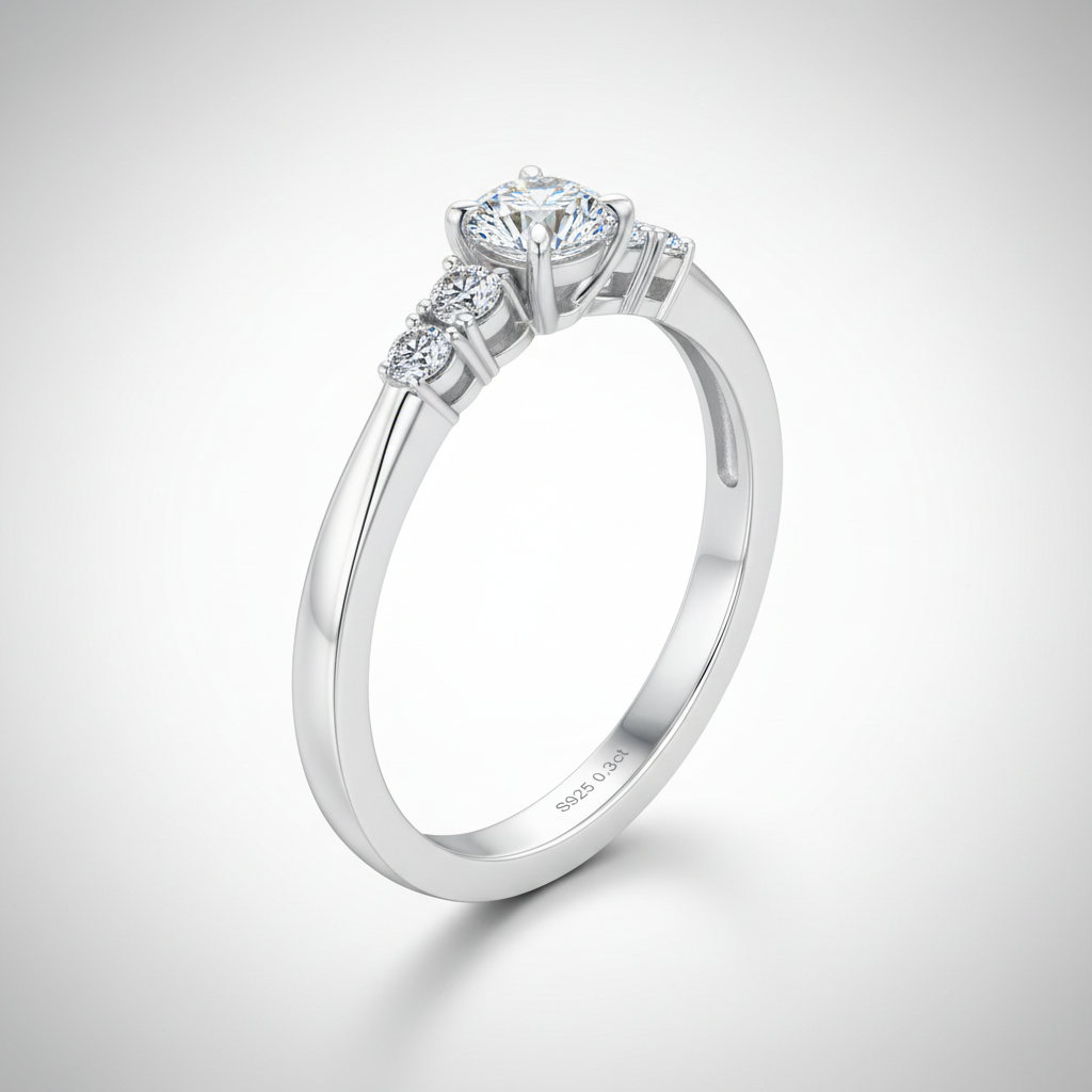 Moissanite Celestial Ring