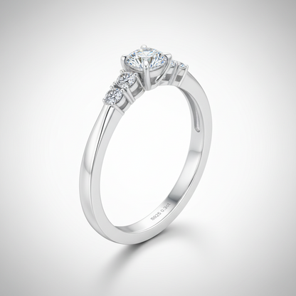 Moissanite Celestial Ring