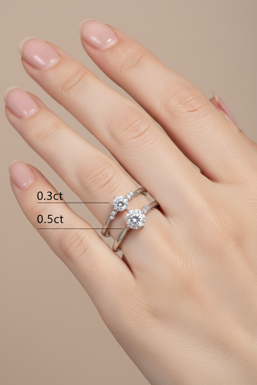 Moissanite Épure Ring