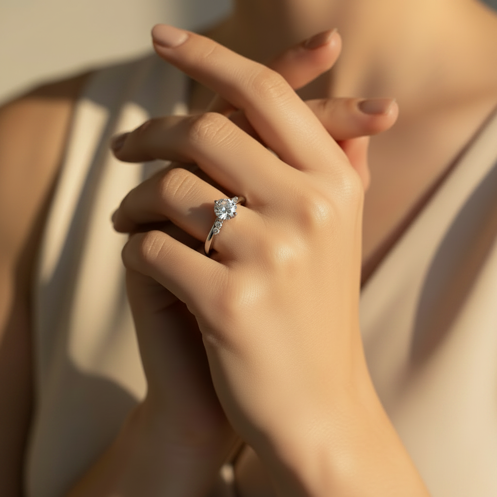 Moissanite Épure Ring
