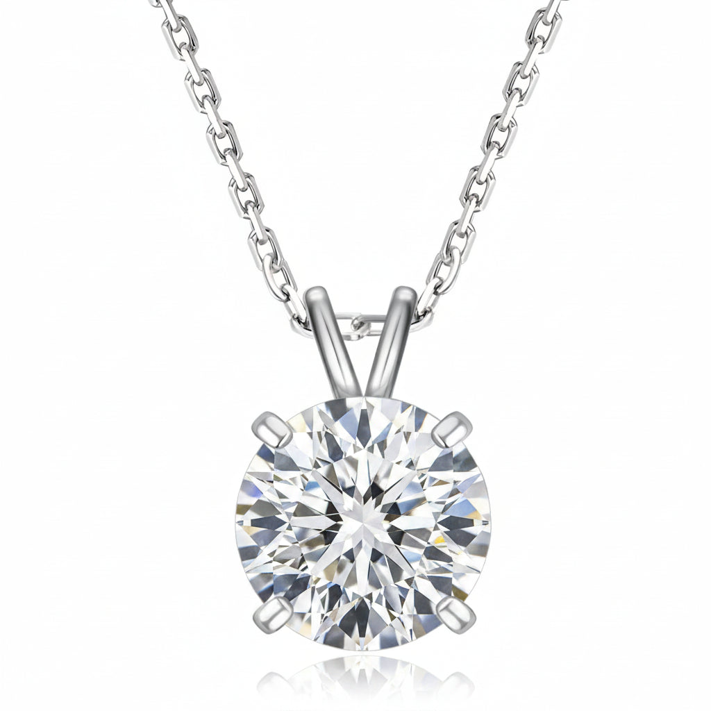 Moissanite Eternity Halskette