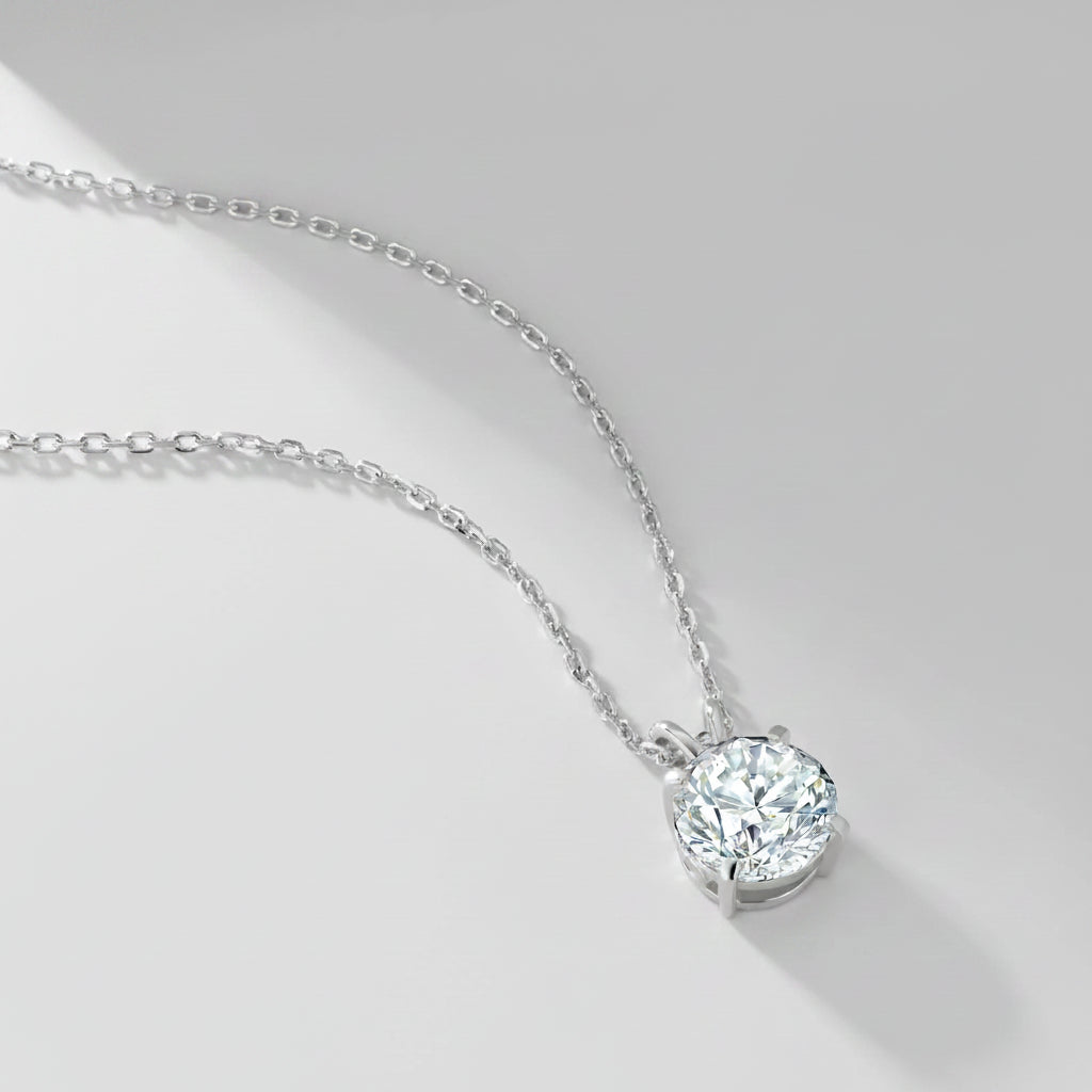 Moissanite Eternity Halskette