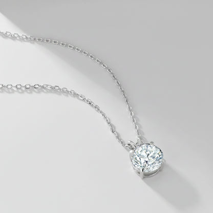 Moissanite Eternity Halskette