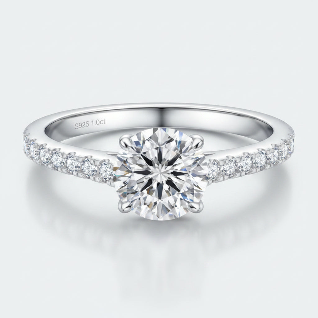 Moissanite Eternity Ring