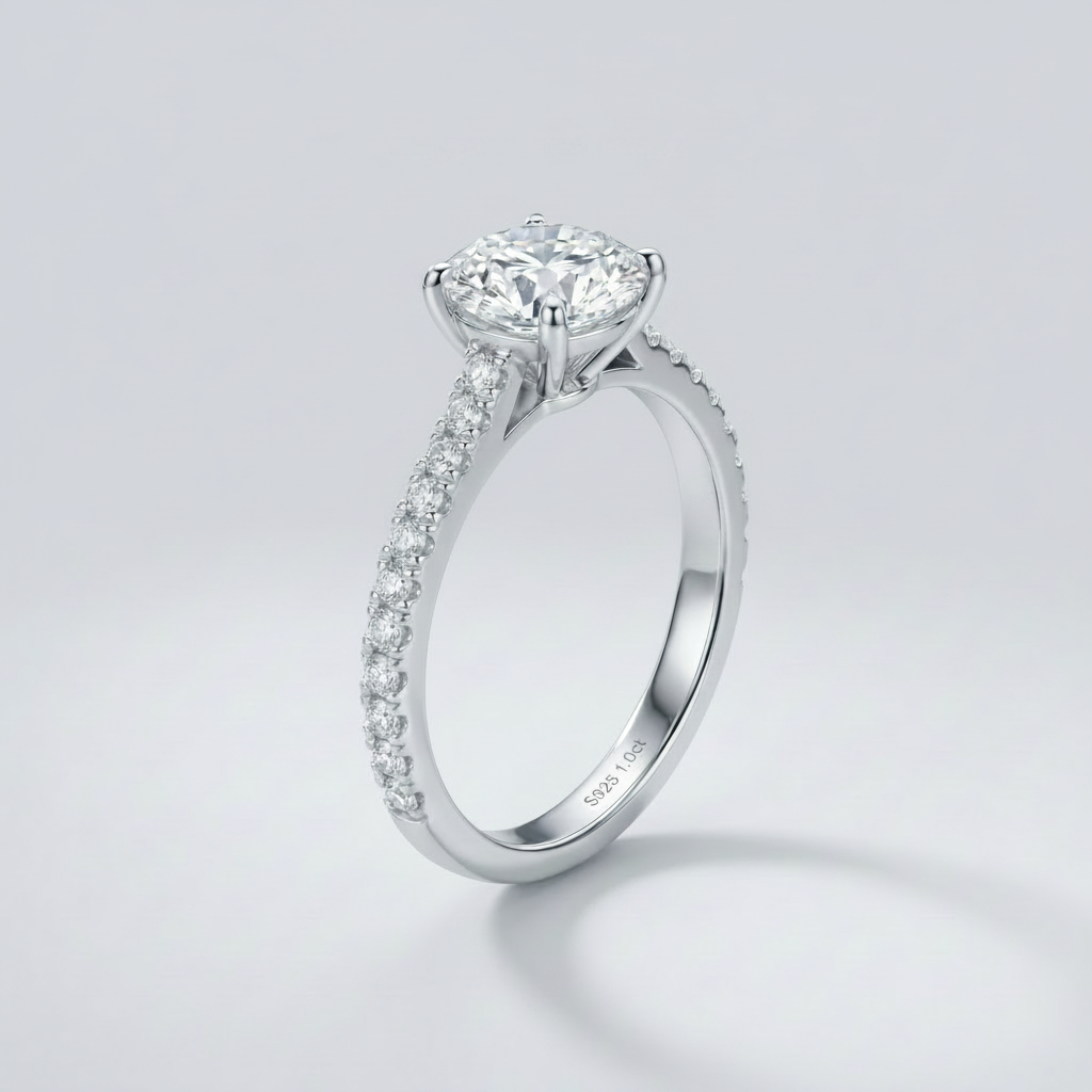 Moissanite Eternity Ring