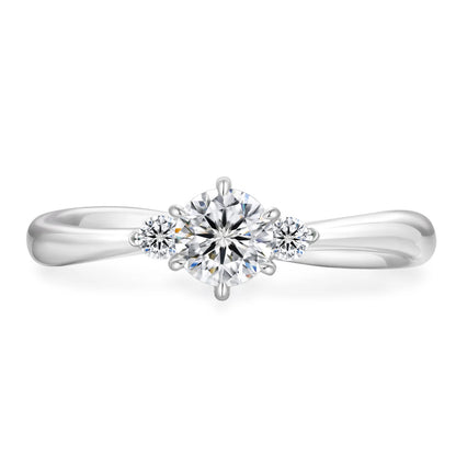 Moissanite Flame Ring