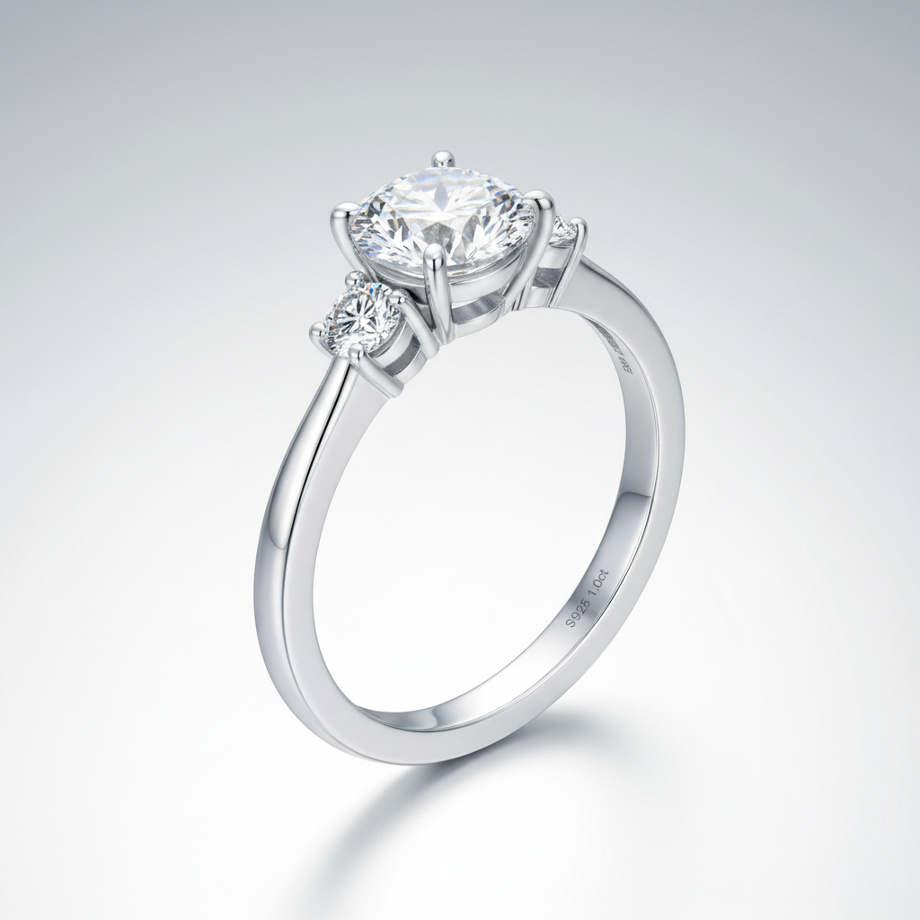 Moissanite Galaxy Ring
