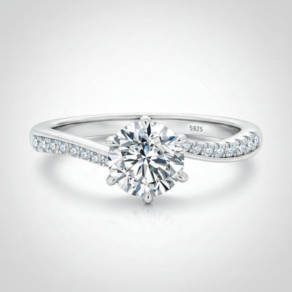 Moissanite Ice Ring
