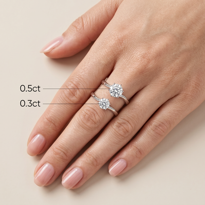 Moissanite Ignite Ring