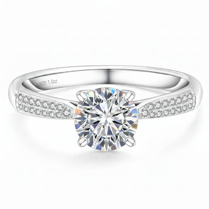 Moissanite Inferno Ring