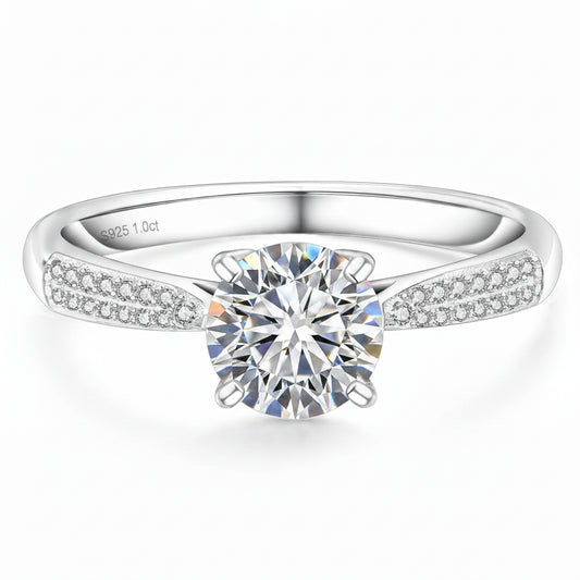 Moissanite Inferno Ring