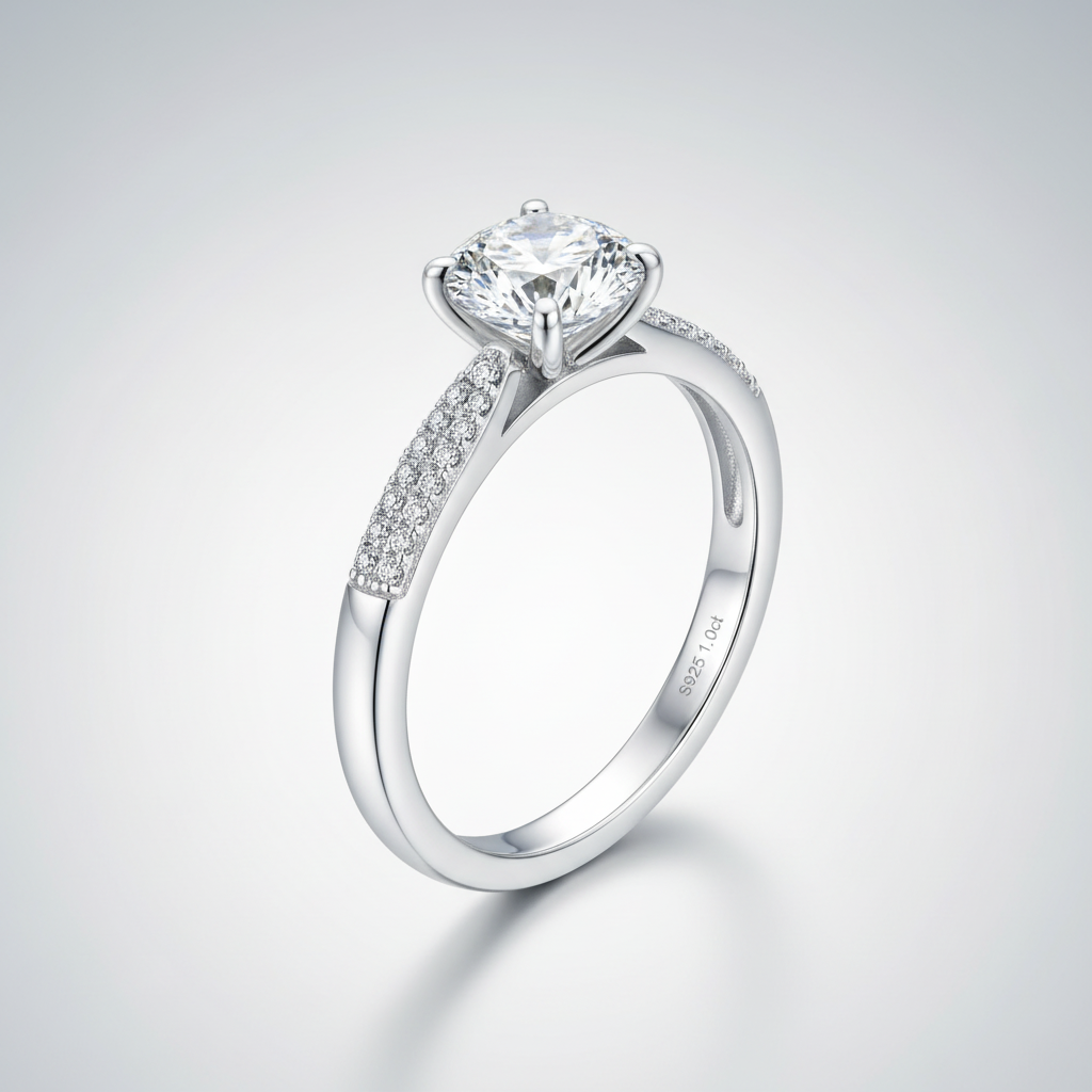 Moissanite Inferno Ring