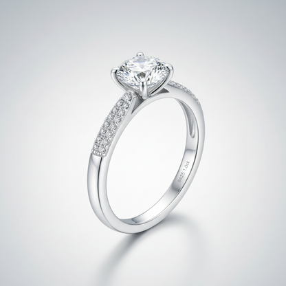 Moissanite Inferno Ring