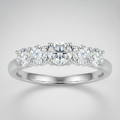 Moissanite Pavé Ring