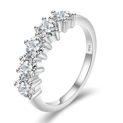 Moissanite Pavé Ring
