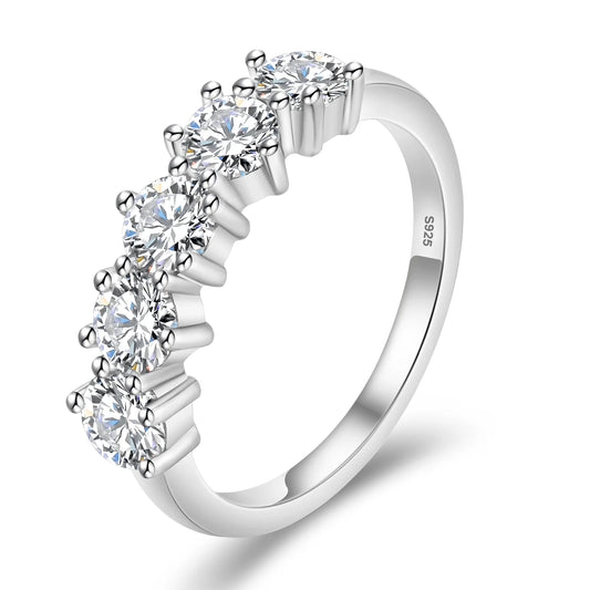 Moissanite Pavé Ring