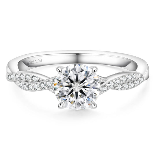 Moissanite Polaris Ring