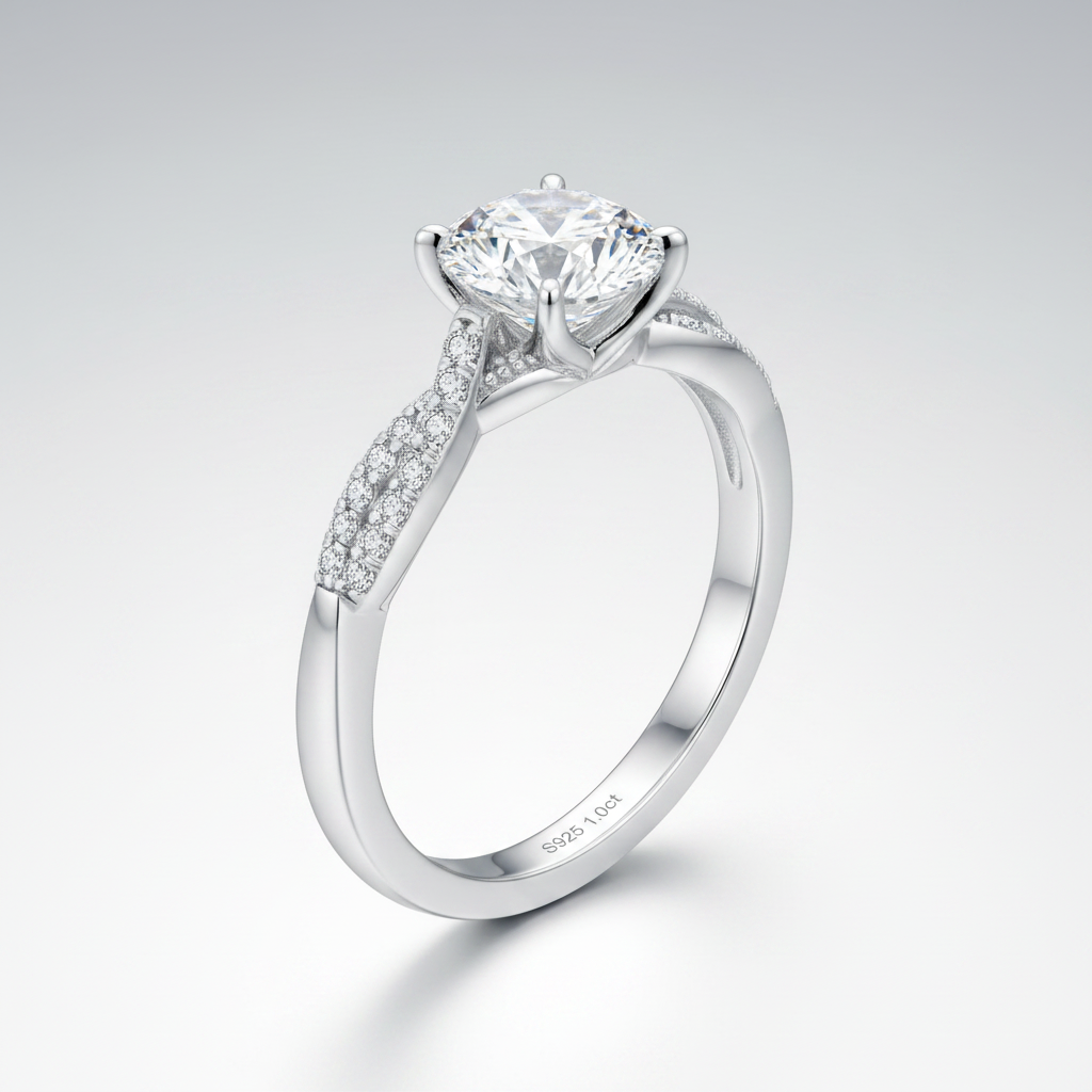 Moissanite Polaris Ring