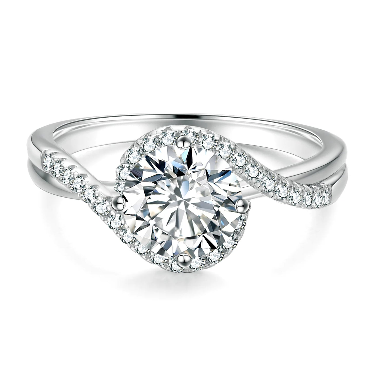 Moissanite Solitär Ring