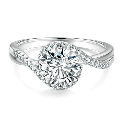 Moissanite Solitär Ring