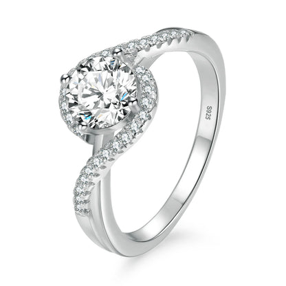 Moissanite Solitär Ring