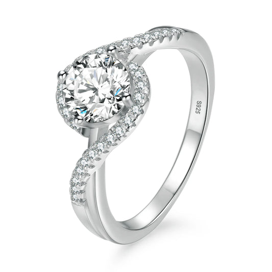 Moissanite Solitär Ring