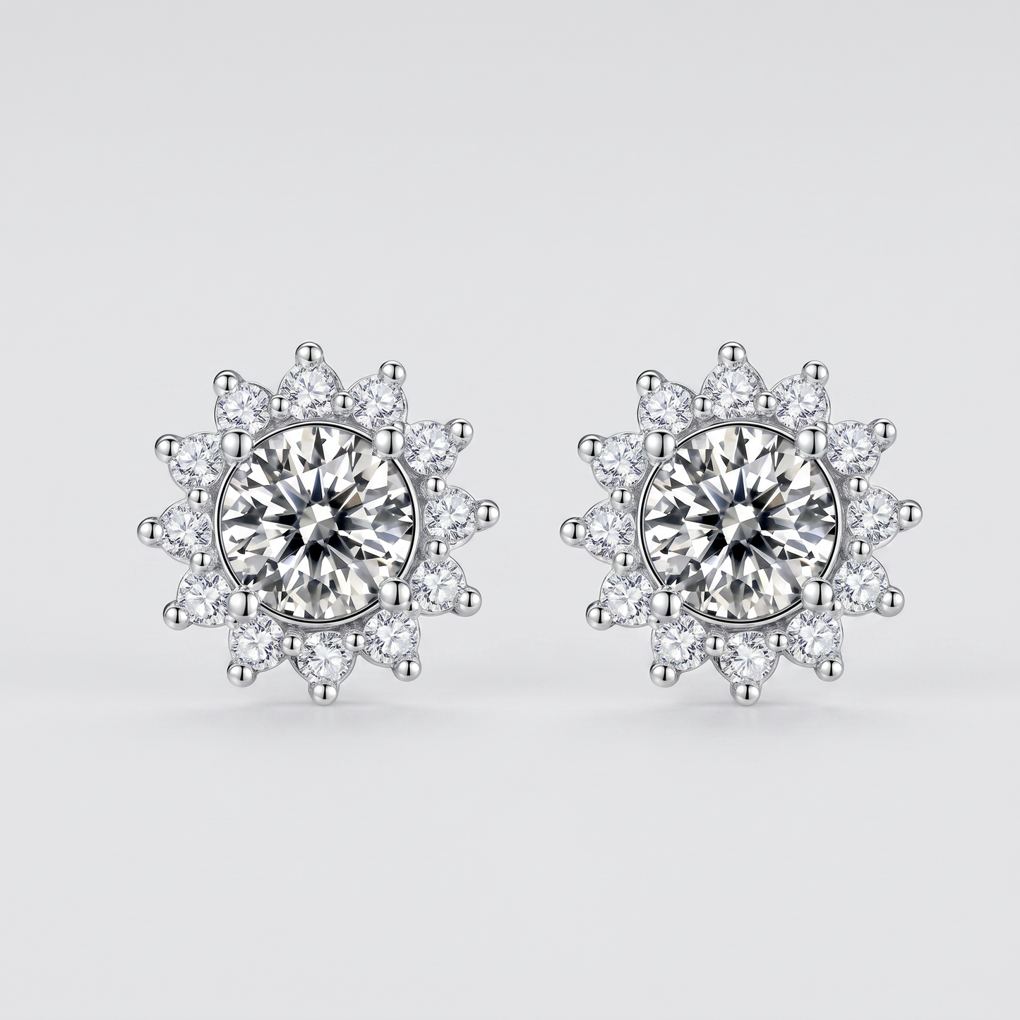 Moissanite Spark Ohrstecker